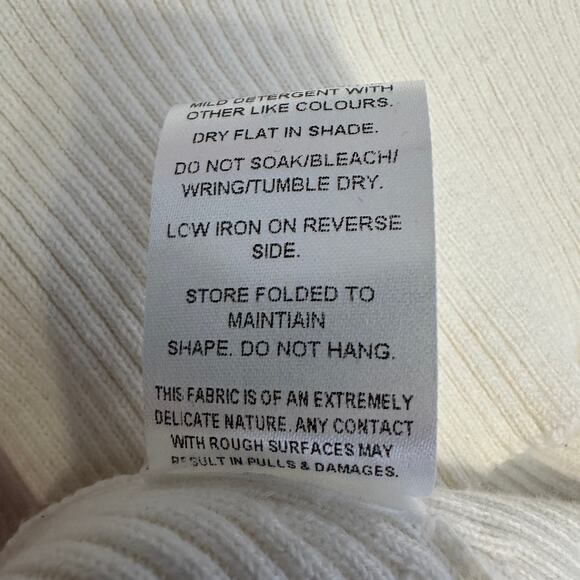 Legoe Heritage Maternity Knit Tank WMNS 1 White V-Neck Ribbed Side Zip Stretchy - Picture 10 of 10